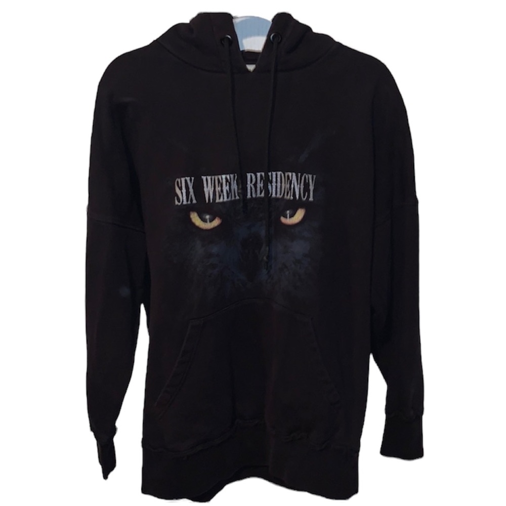 Six Week Residency long sleeve cotton hoodie Men’s relaxed fit graphic hoodie